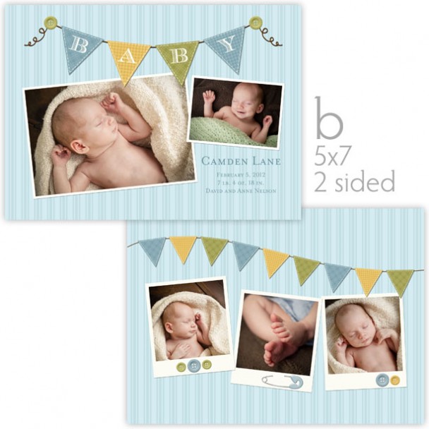 JTP Birth Announcment Design B.