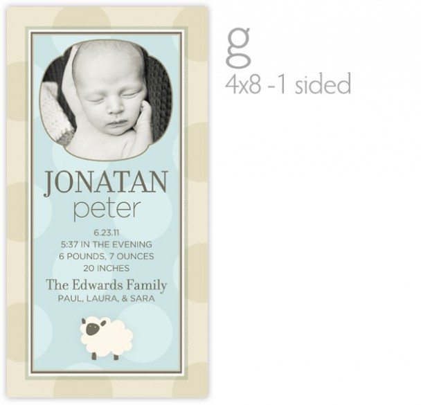 JTP Birth Announcment Design G.