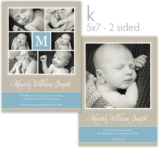 JTP Birth Announcment Design K.